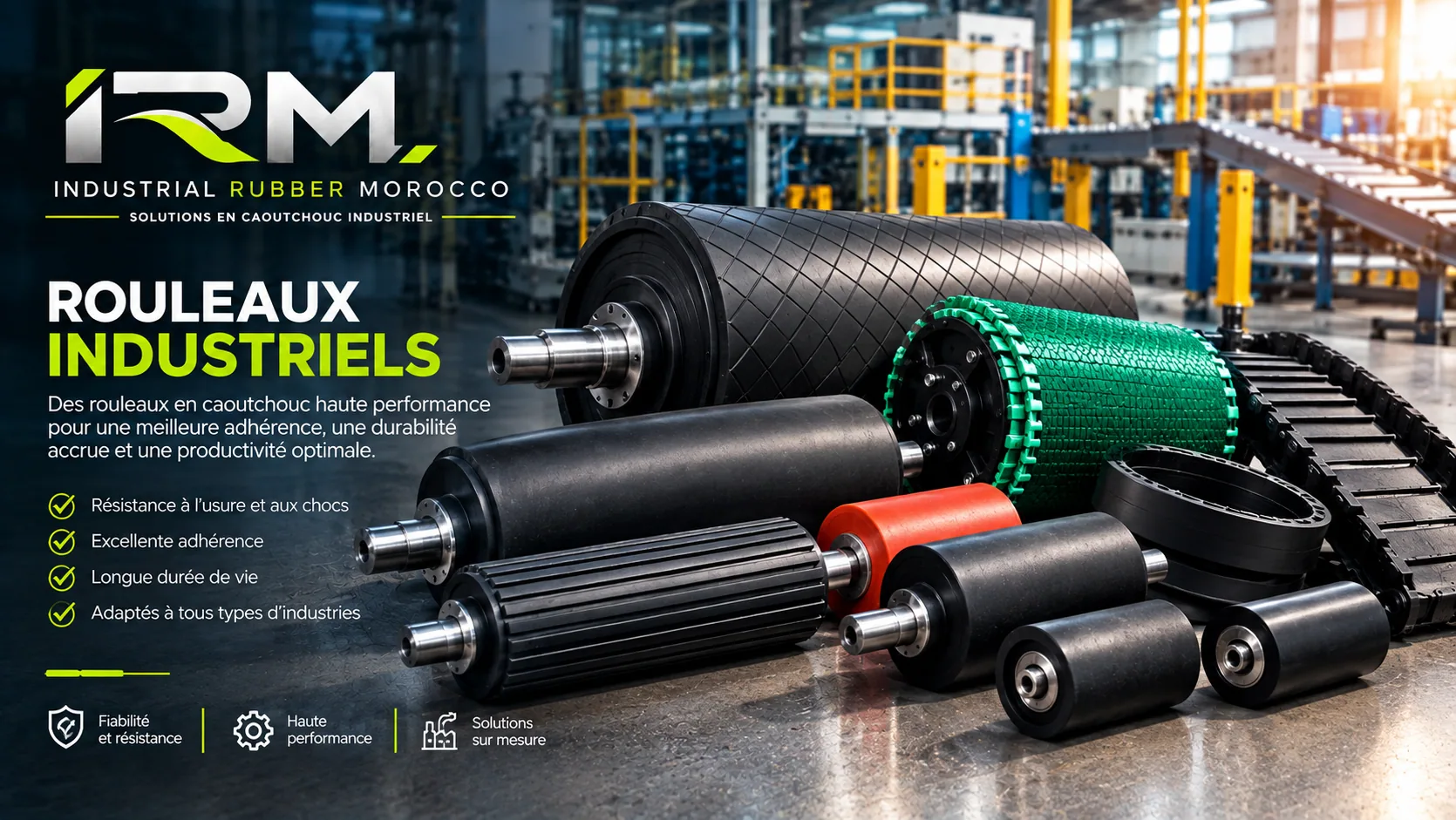 Rouleaux industriels
