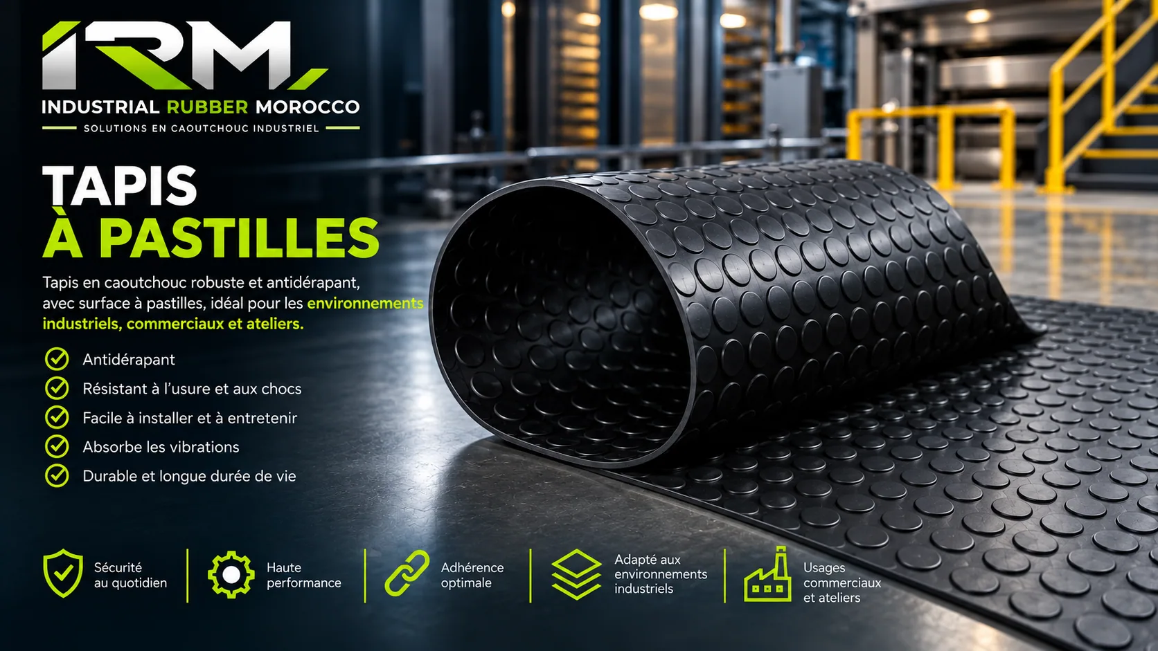 Tapis à pastilles
