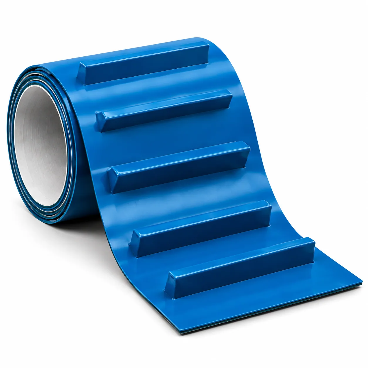 Bande de PVC bleu — visuel illustratif
