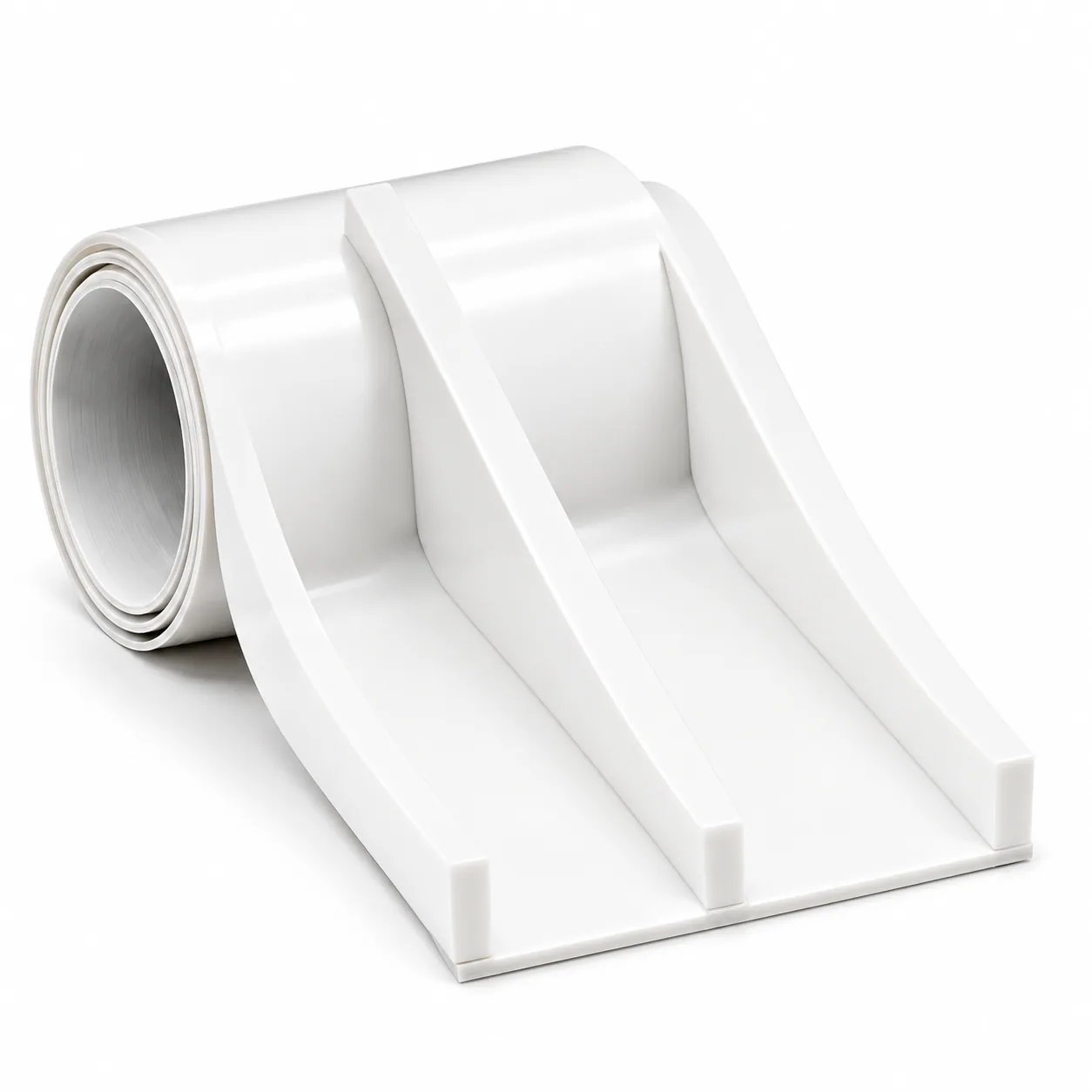 Bande de PVC blanche — visuel illustratif
