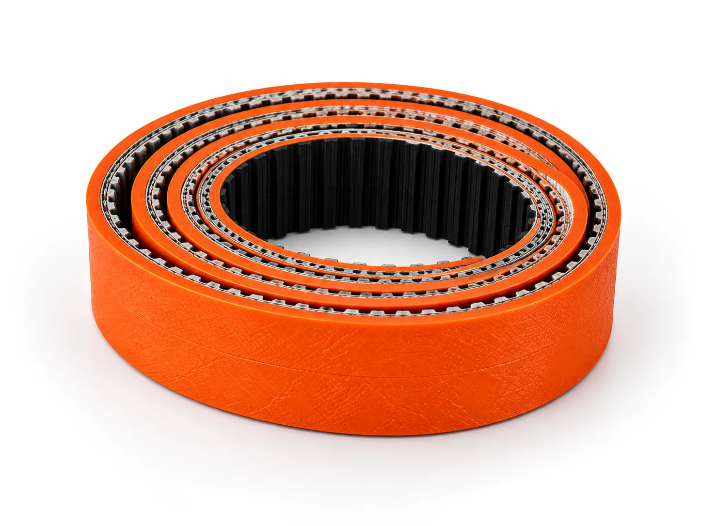 Revêtement orange de courroie — visuel illustratif