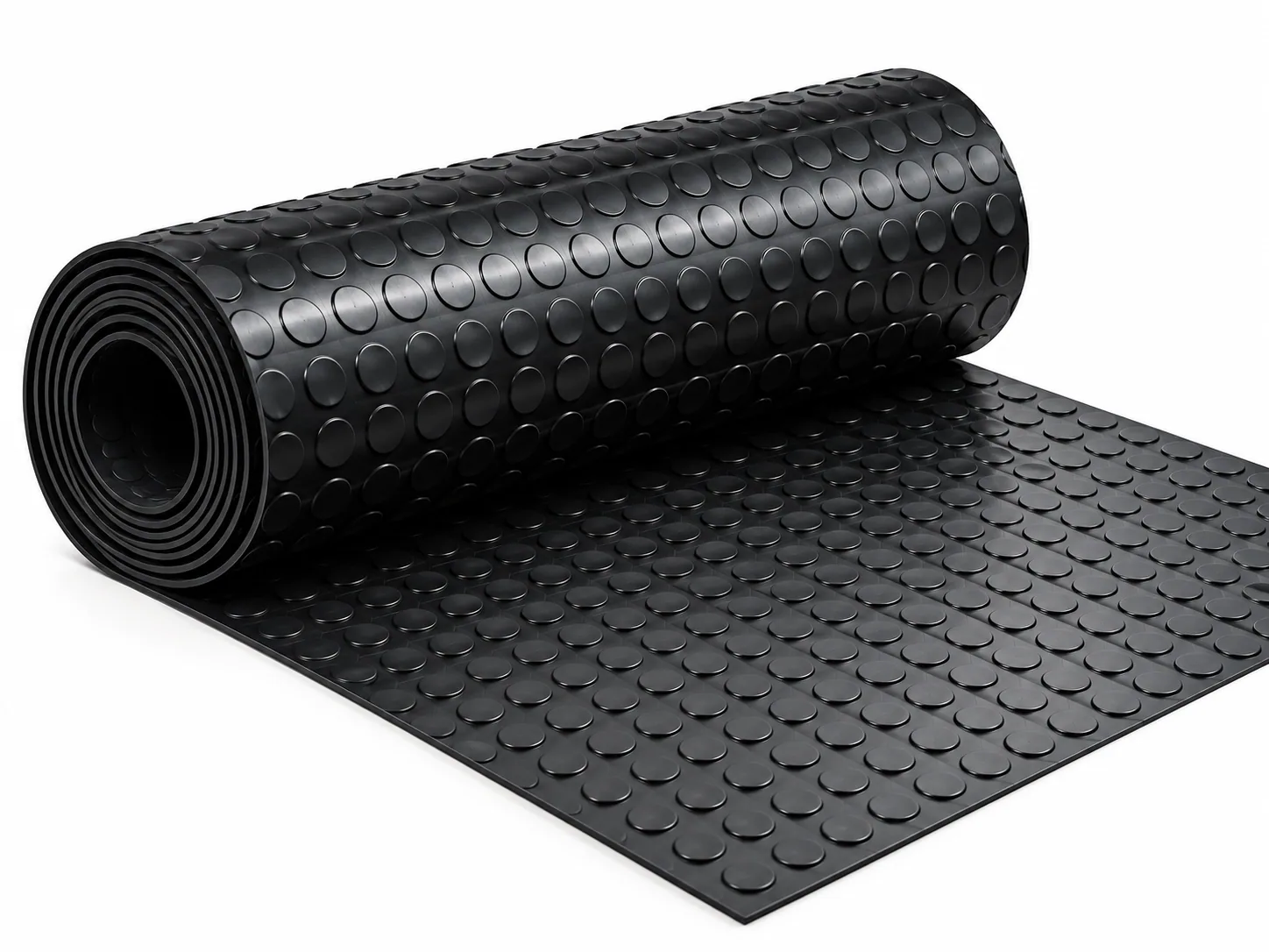 Tapis à pastilles noir — visuel illustratif